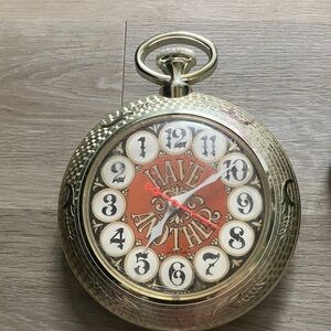 1960’a Retro Backwards “Have Another” Plug In Wall Clock